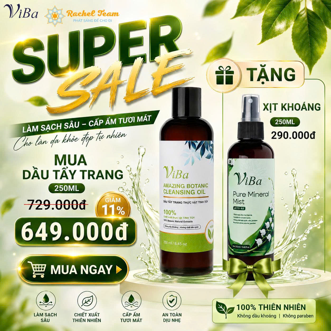 Combo Viba super sale T801