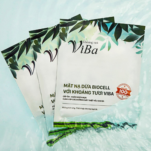 Mặt nạ dừa Biocell với khoáng tươi ViBa