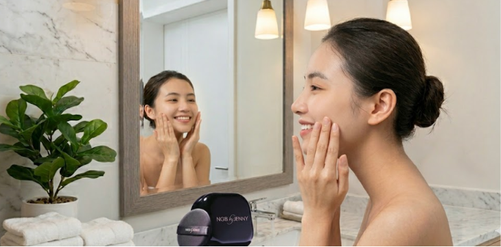 Làn da sáng mịn như tơ lụa