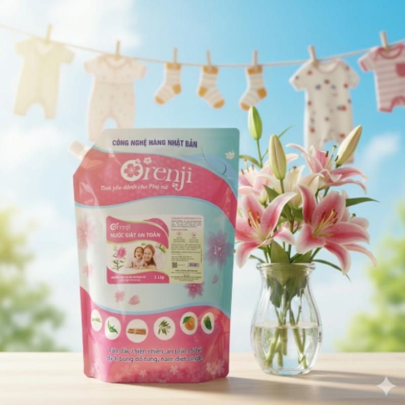 ORENJI - Nước giặt hương Ly (3.8 Lít)