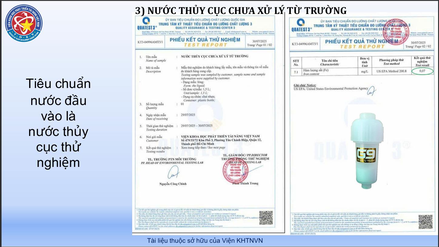 Lõi Lọc Kim Loại & Hạt Vi Nhựa G9